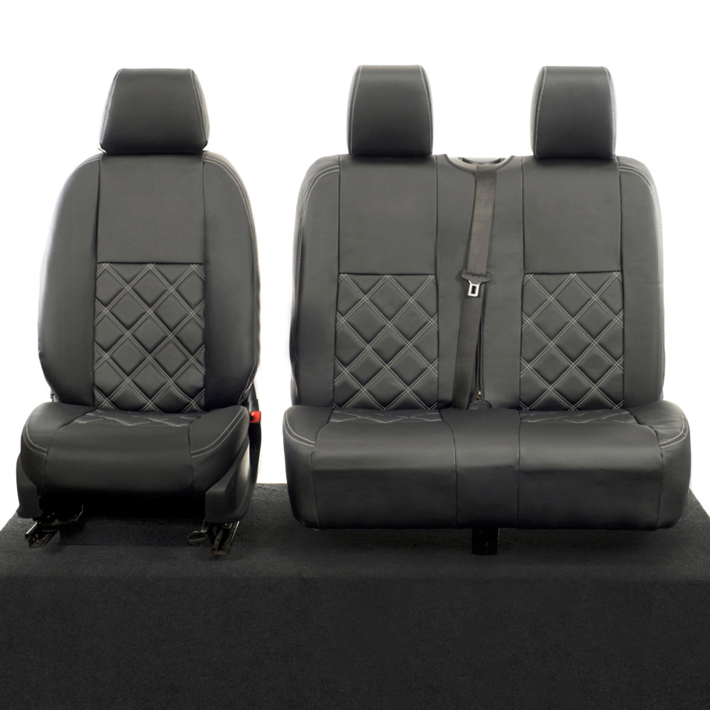 Mercedes Sprinter Van Tailored Leatherette Seat Covers 2006+