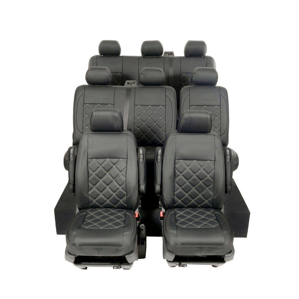 VW T6/T6.1 Shuttle Tailored Leatherette Seat Covers 2015+