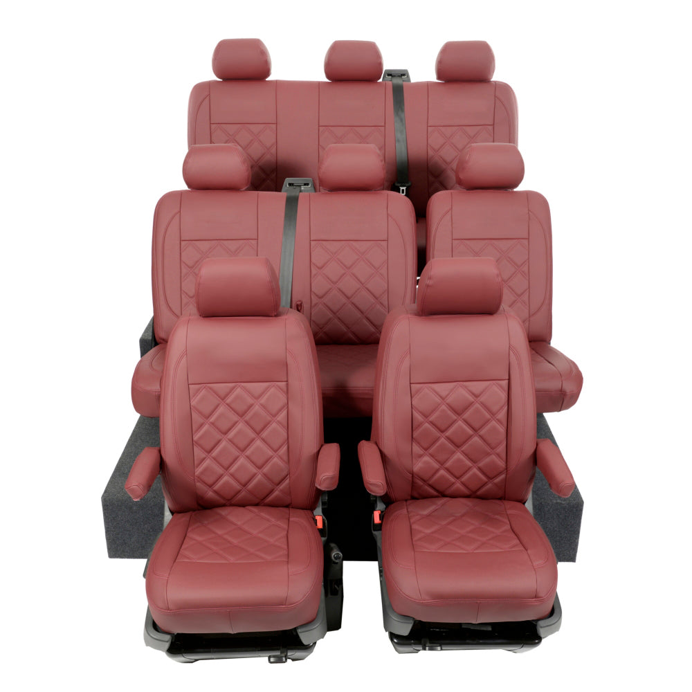 VW T6/T6.1 Shuttle Tailored Leatherette Seat Covers 2015+