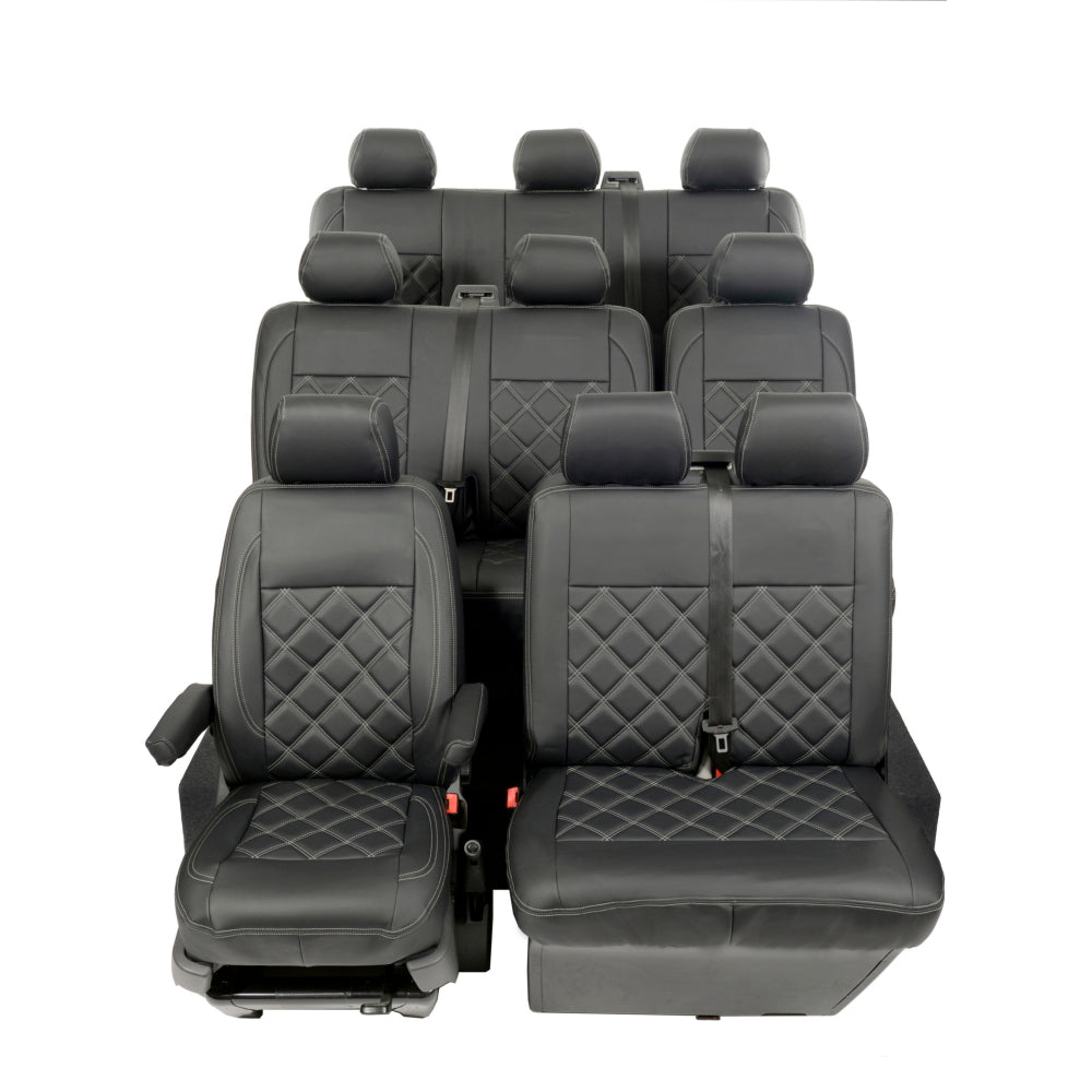 VW T6/T6.1 Shuttle Tailored Leatherette Seat Covers 2015+