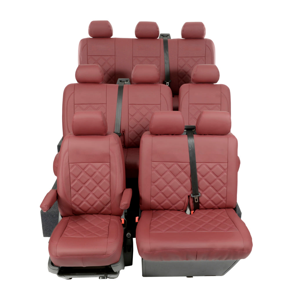 VW T6/T6.1 Shuttle Tailored Leatherette Seat Covers 2015+