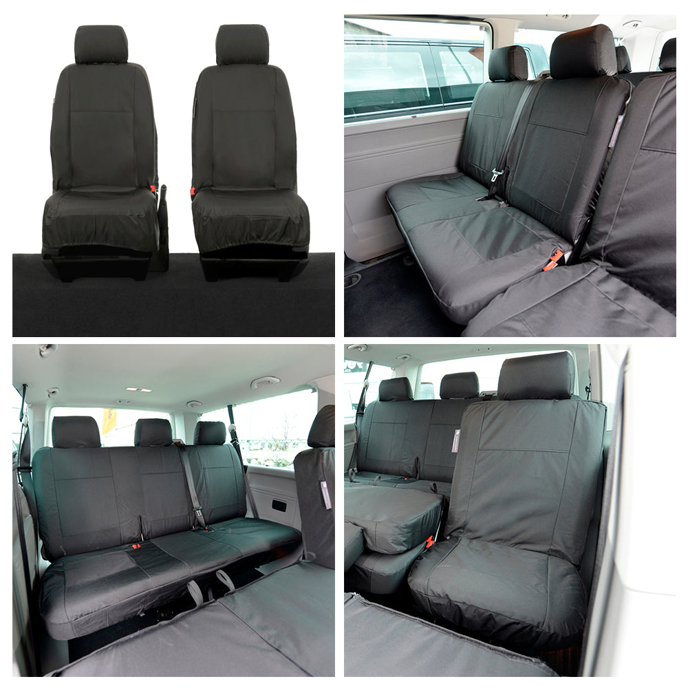 VW T6/T6.1 Shuttle Tailored Waterproof Seat Covers 2015+