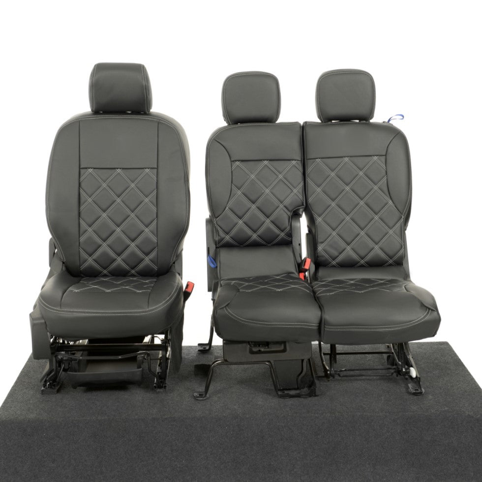 Peugeot Partner Tailored Leatherette Seat Covers 2008+