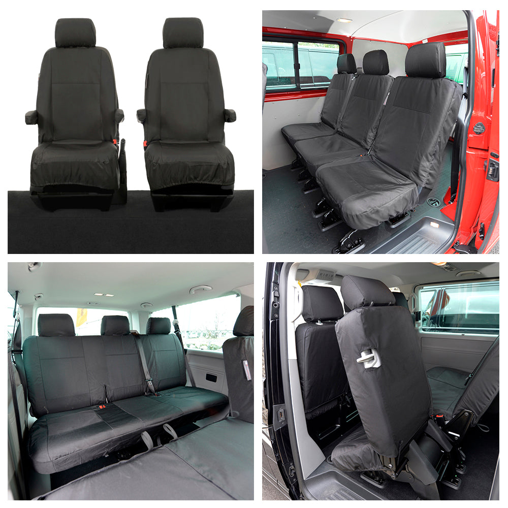 VW T6/T6.1 Shuttle Tailored Waterproof Seat Covers 2015+