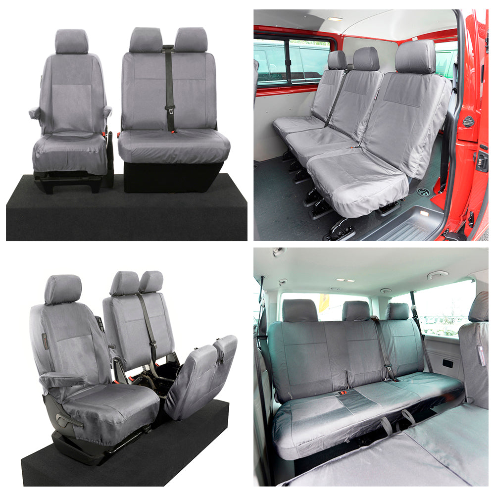 VW T6/T6.1 Shuttle Tailored Waterproof Seat Covers 2015+
