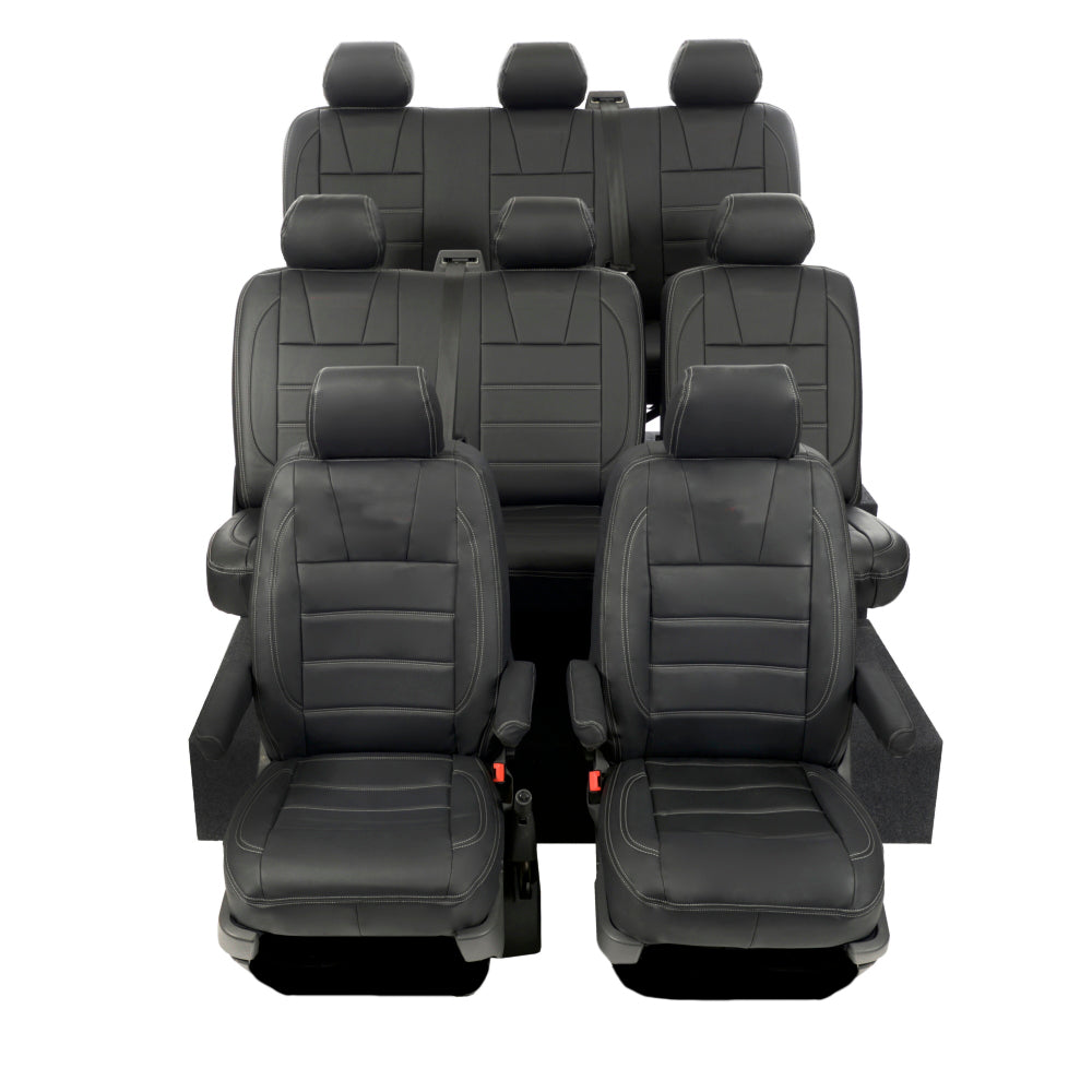 VW T6/T6.1 Shuttle Tailored Leatherette Seat Covers 2015+