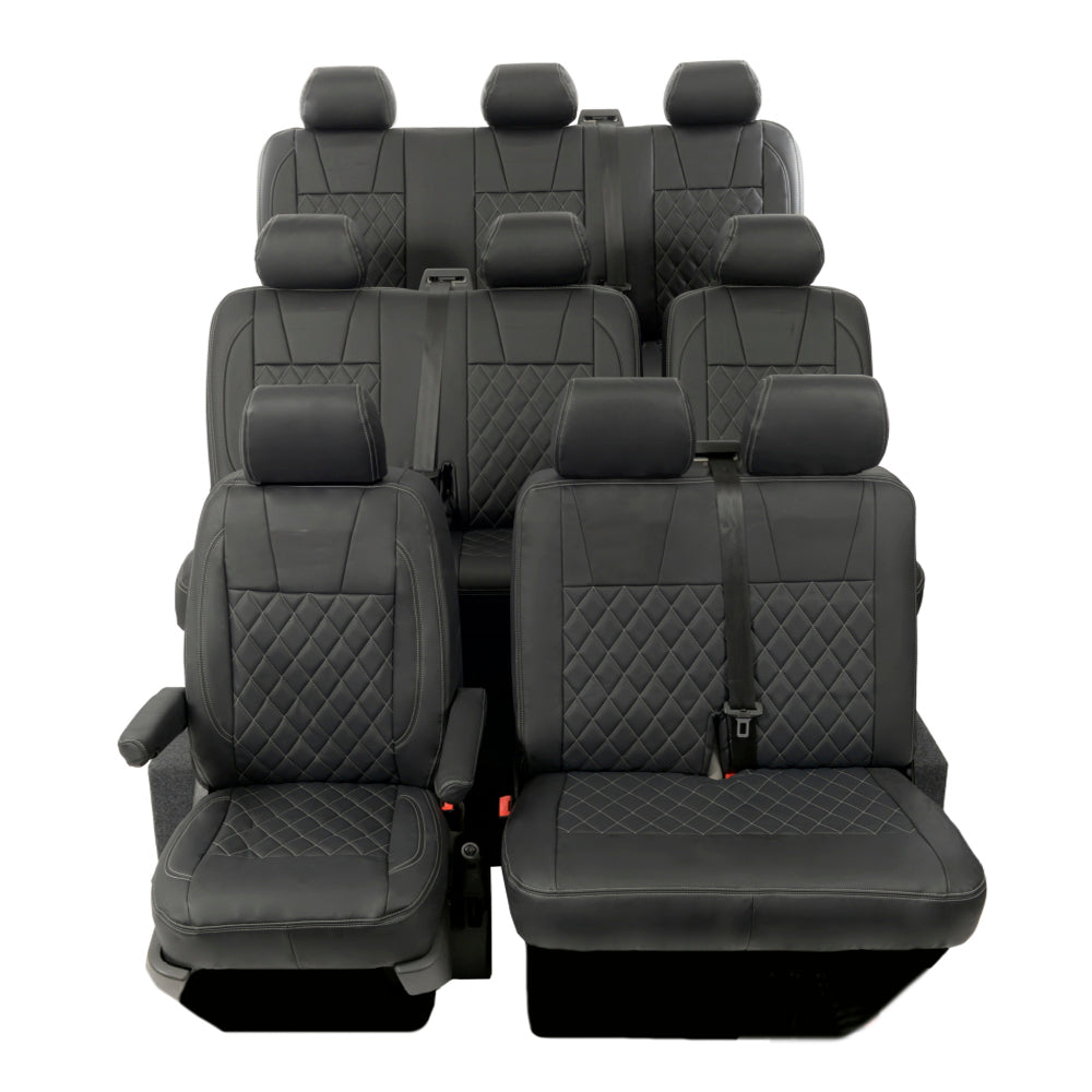 VW T6/T6.1 Shuttle Tailored Leatherette Seat Covers 2015+