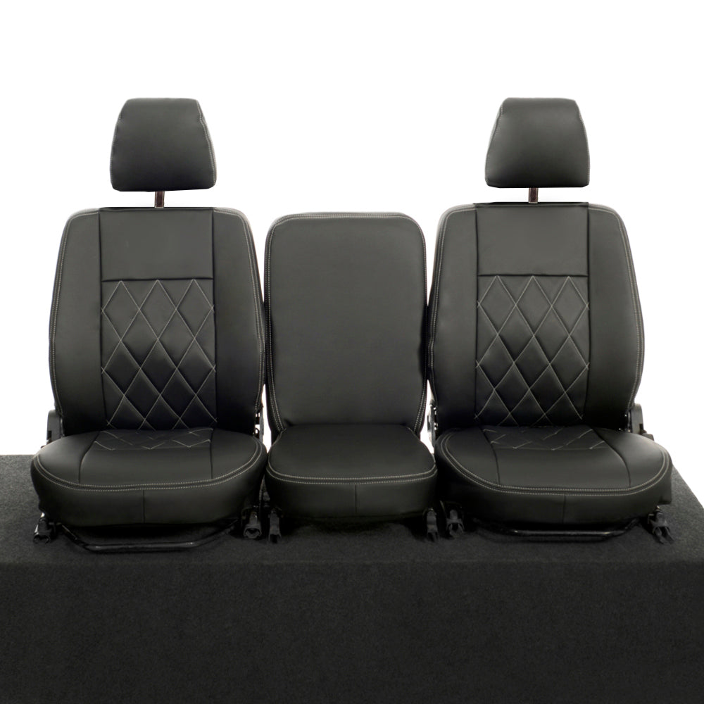 Fits Land Rover Defender 90/110 Tailored Leatherette Seat Covers (1987-2006)