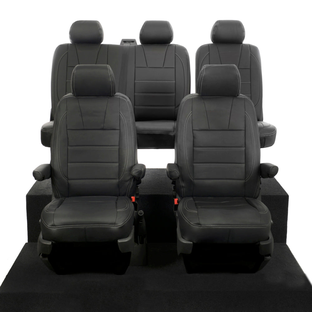 VW T6/T6.1 Transporter Tailored Leatherette Seat Covers 2015+