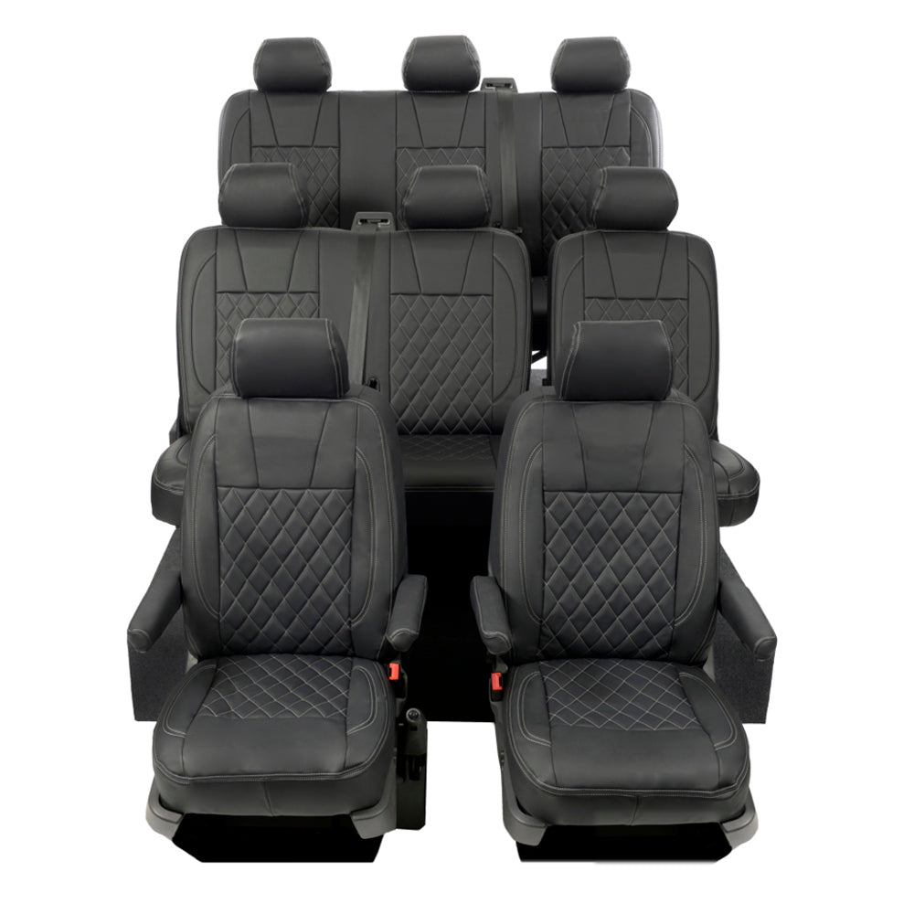 VW T6/T6.1 Shuttle Tailored Leatherette Seat Covers 2015+