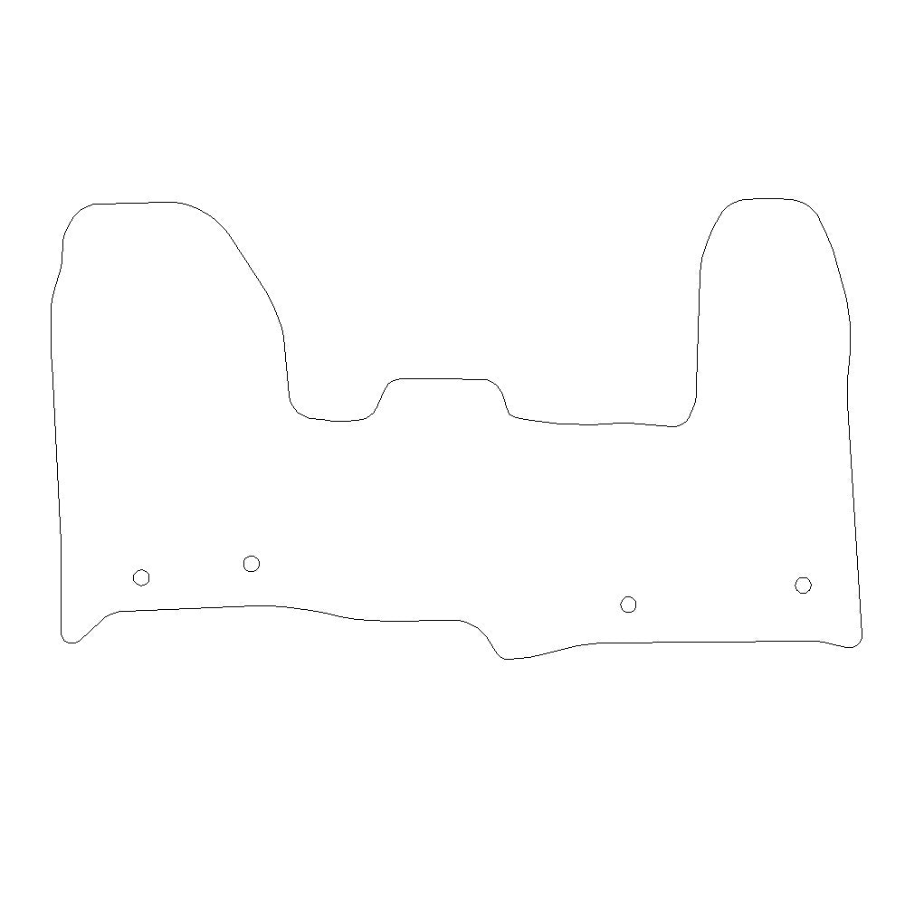Ford Transit Custom Rubber Floor Mats (2013-2023)