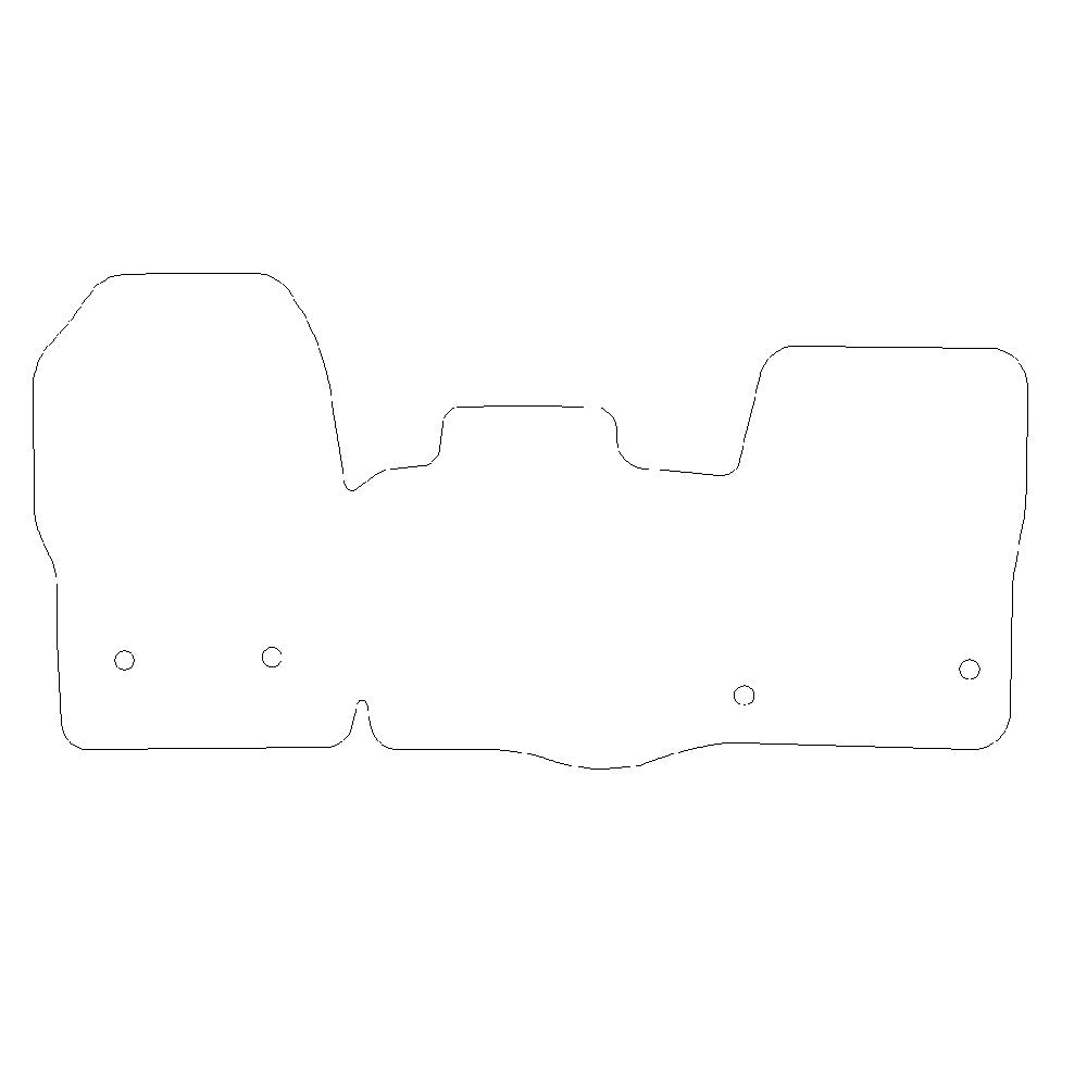 Ford Transit Custom Rubber Floor Mats (2013-2023)
