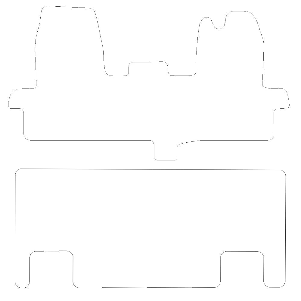 Ford Transit Custom Rubber Floor Mats (2013-2023)