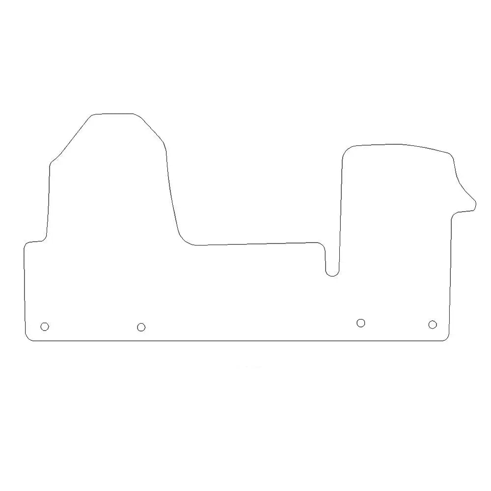 Renault Master Rubber Floor Mats (Front Cab) (2010+)