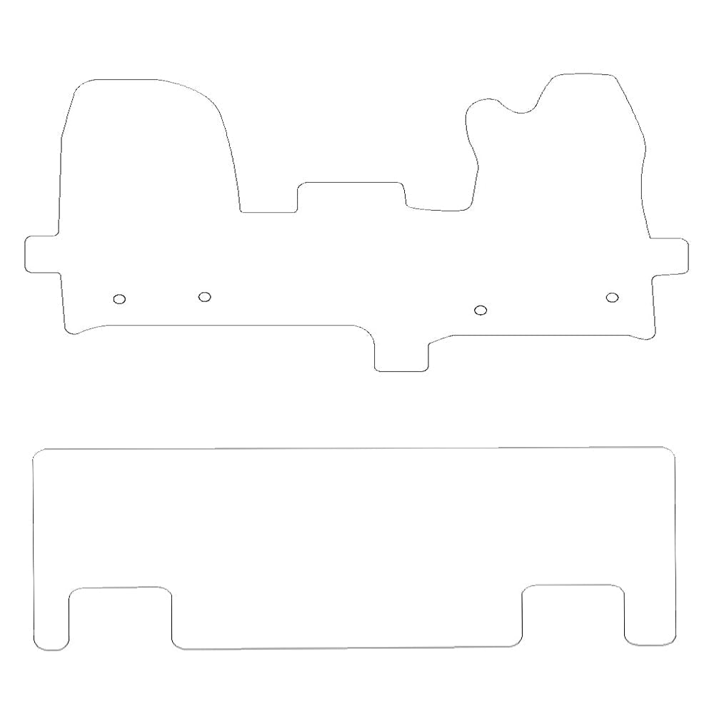 Ford Transit Custom Rubber Floor Mats (2013-2023)