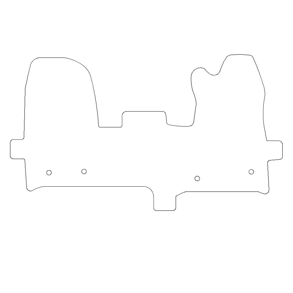 Ford Transit Custom Rubber Floor Mats (2013-2023)