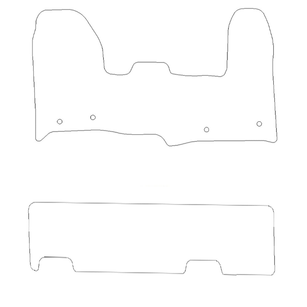 Ford Transit Custom Rubber Floor Mats (2013-2023)