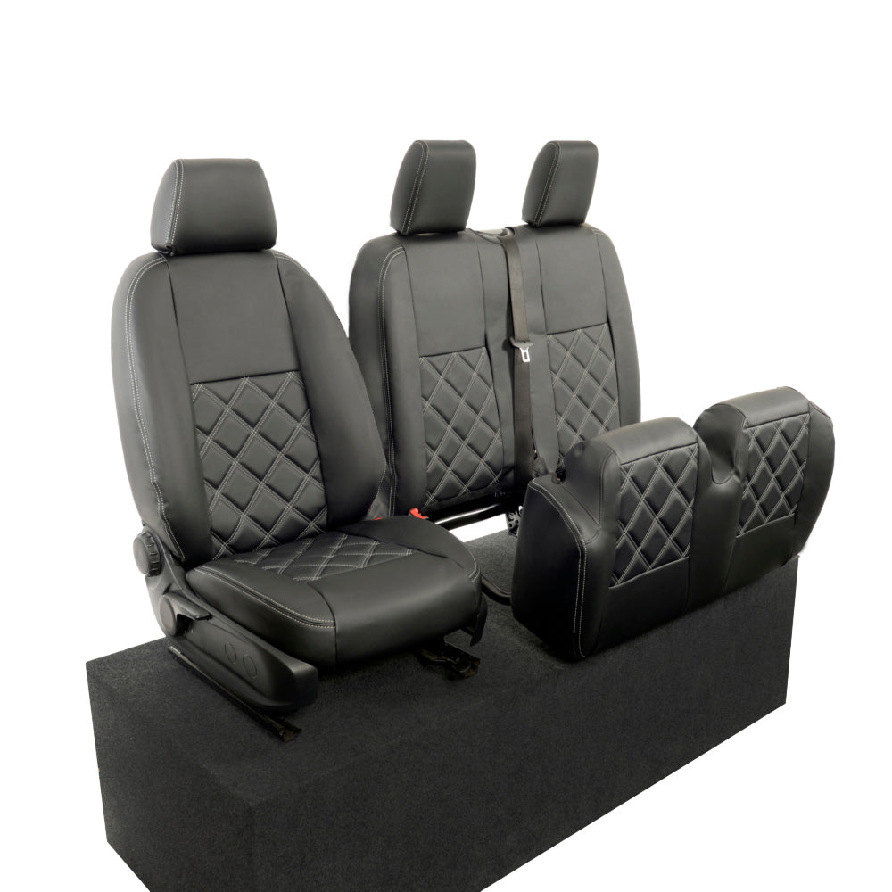 Mercedes Sprinter Van Tailored Leatherette Seat Covers 2006+