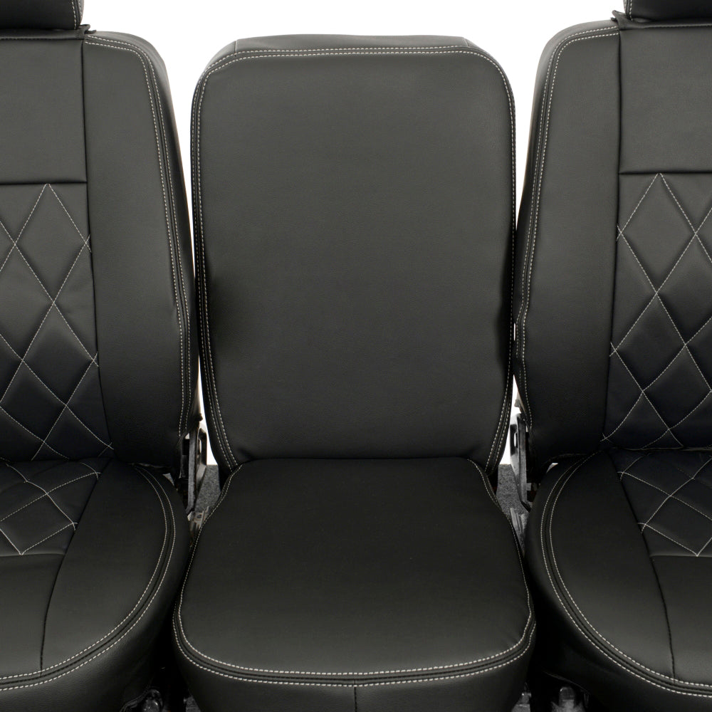 Fits Land Rover Defender 90/110 Tailored Leatherette Seat Covers (1987-2006)