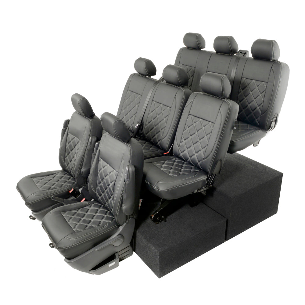 VW T6/T6.1 Shuttle Tailored Leatherette Seat Covers 2015+