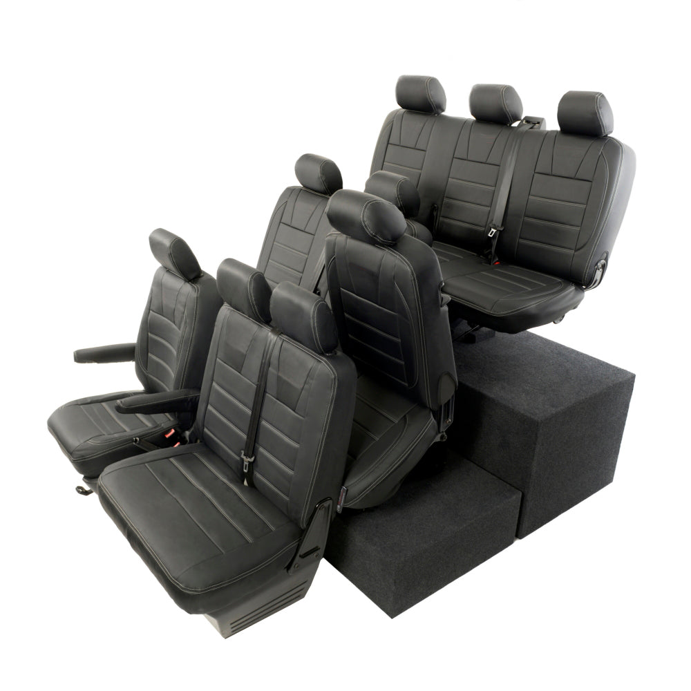 VW T6/T6.1 Shuttle Tailored Leatherette Seat Covers 2015+