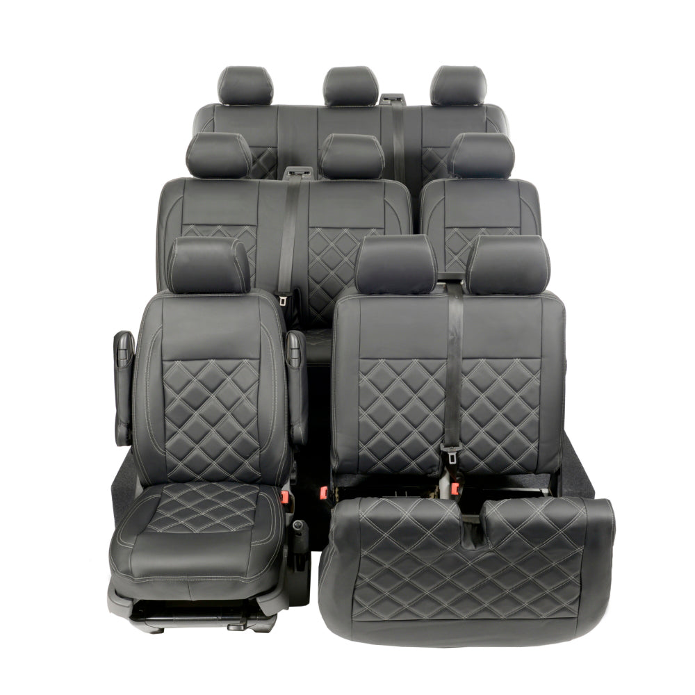 VW T6/T6.1 Shuttle Tailored Leatherette Seat Covers 2015+