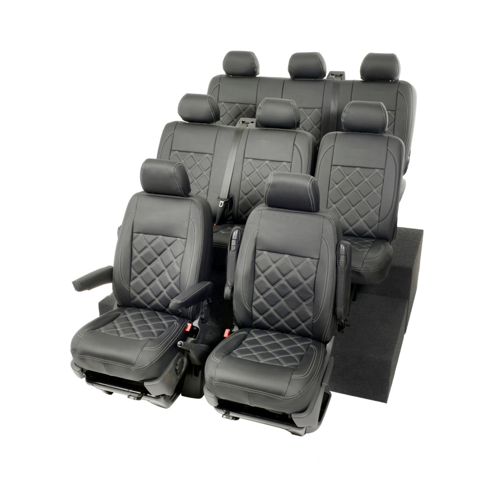 VW T6/T6.1 Shuttle Tailored Leatherette Seat Covers 2015+