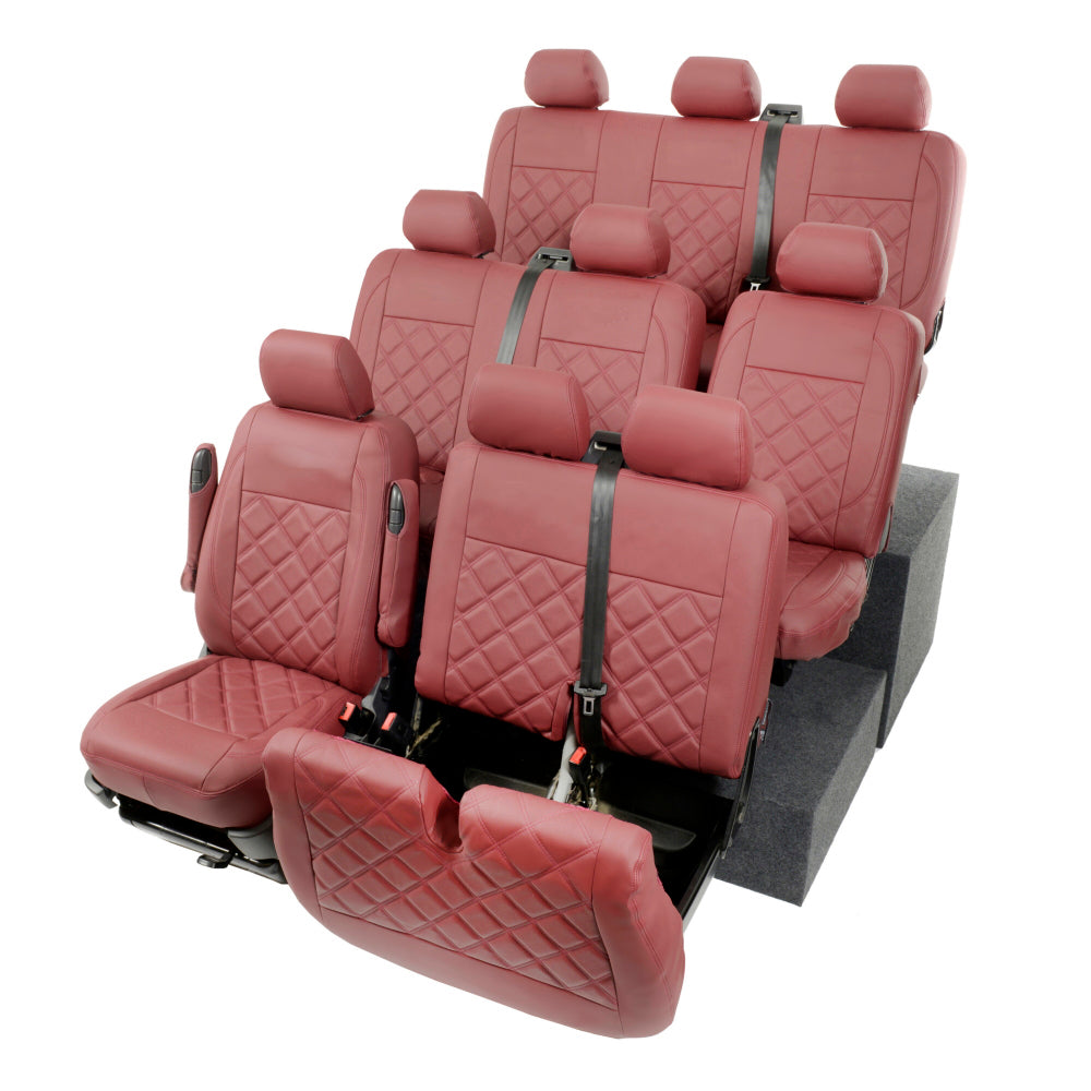 VW T6/T6.1 Shuttle Tailored Leatherette Seat Covers 2015+
