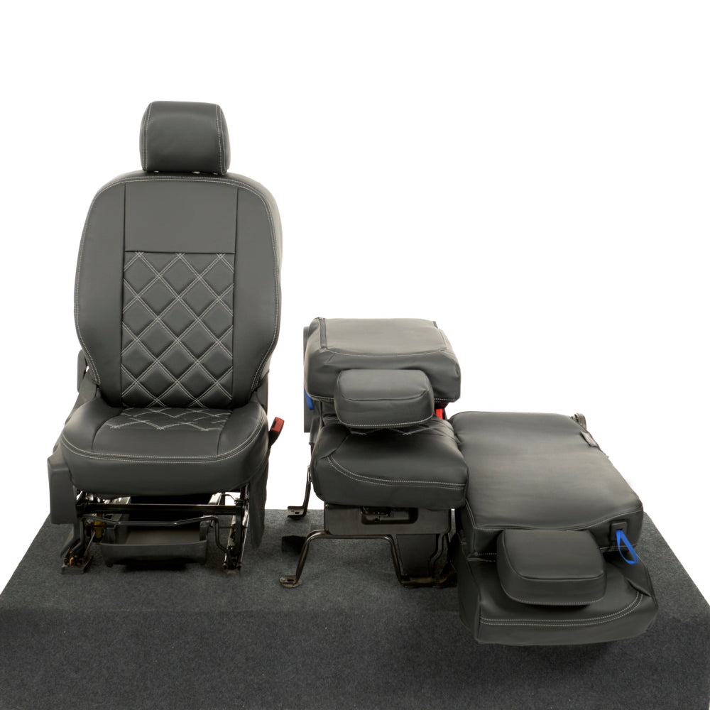 Peugeot Partner Tailored Leatherette Seat Covers 2008+