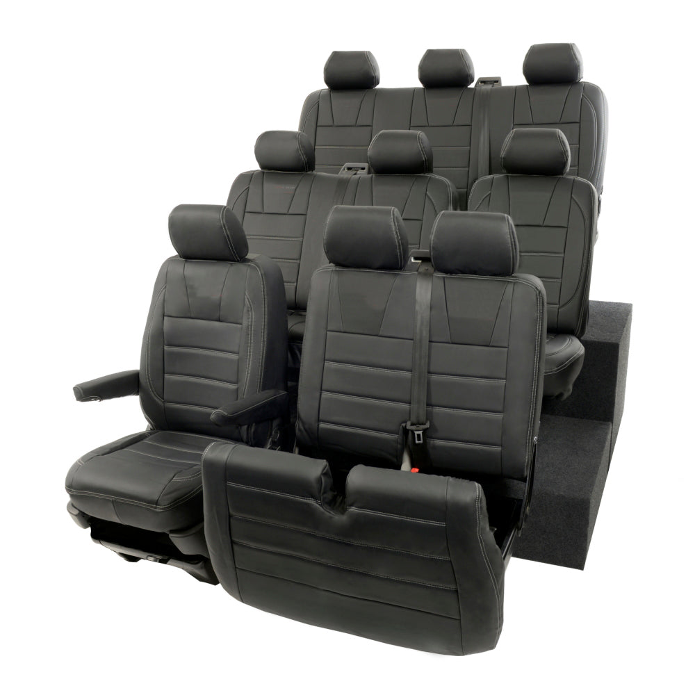 VW T6/T6.1 Shuttle Tailored Leatherette Seat Covers 2015+