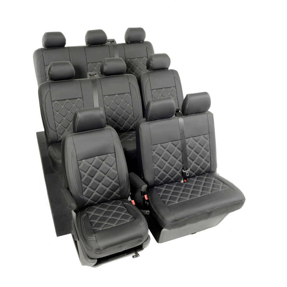 VW T6/T6.1 Shuttle Tailored Leatherette Seat Covers 2015+