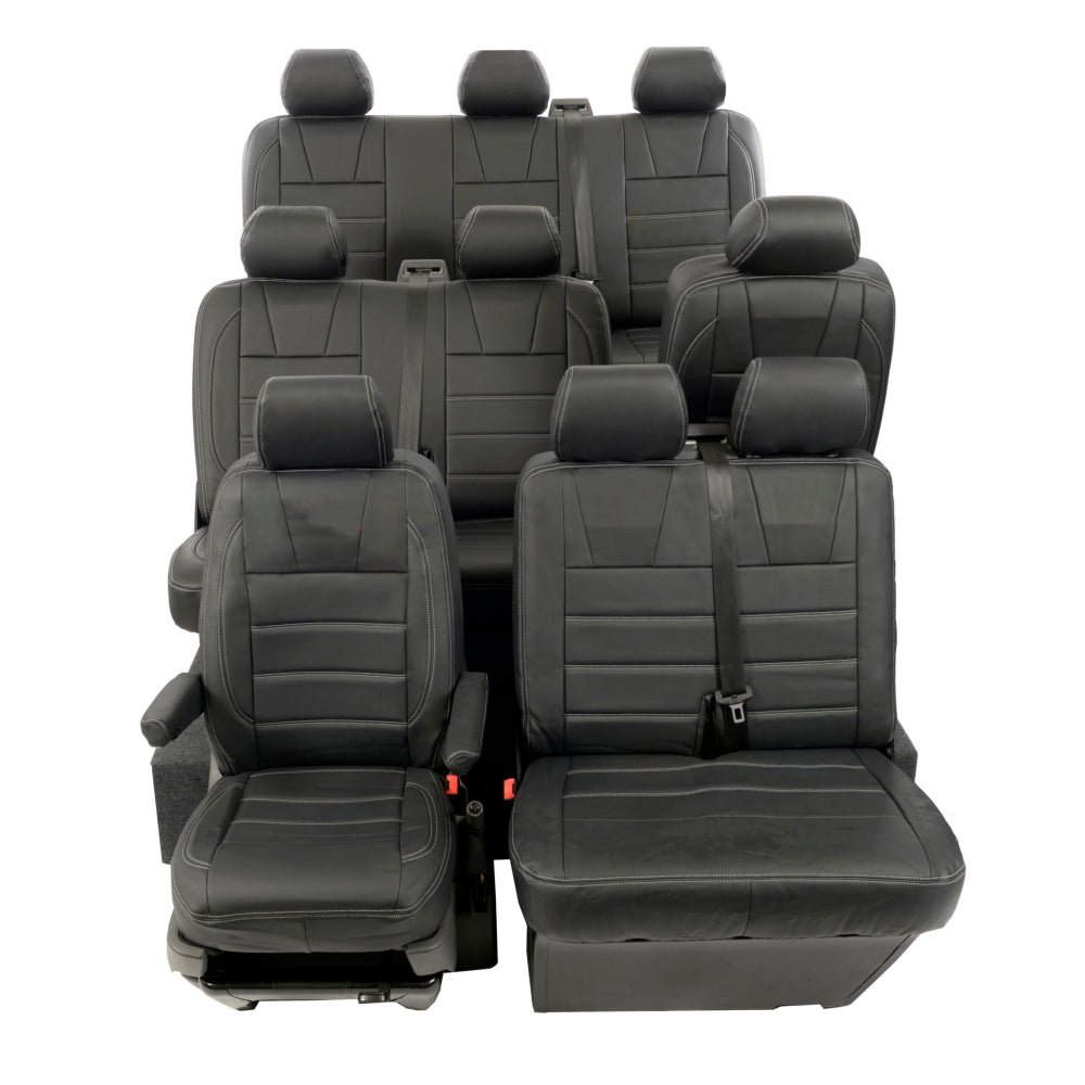 VW T6/T6.1 Shuttle Tailored Leatherette Seat Covers 2015+