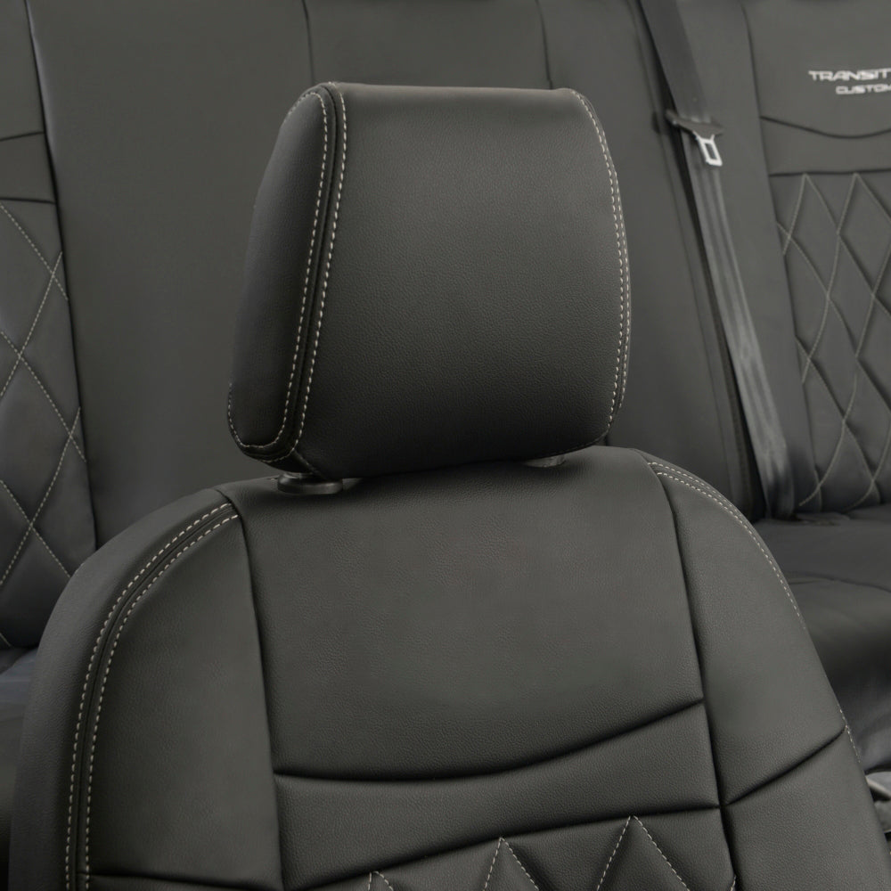 Ford Transit Custom Tailored Leatherette Seat Covers (2013-2023)