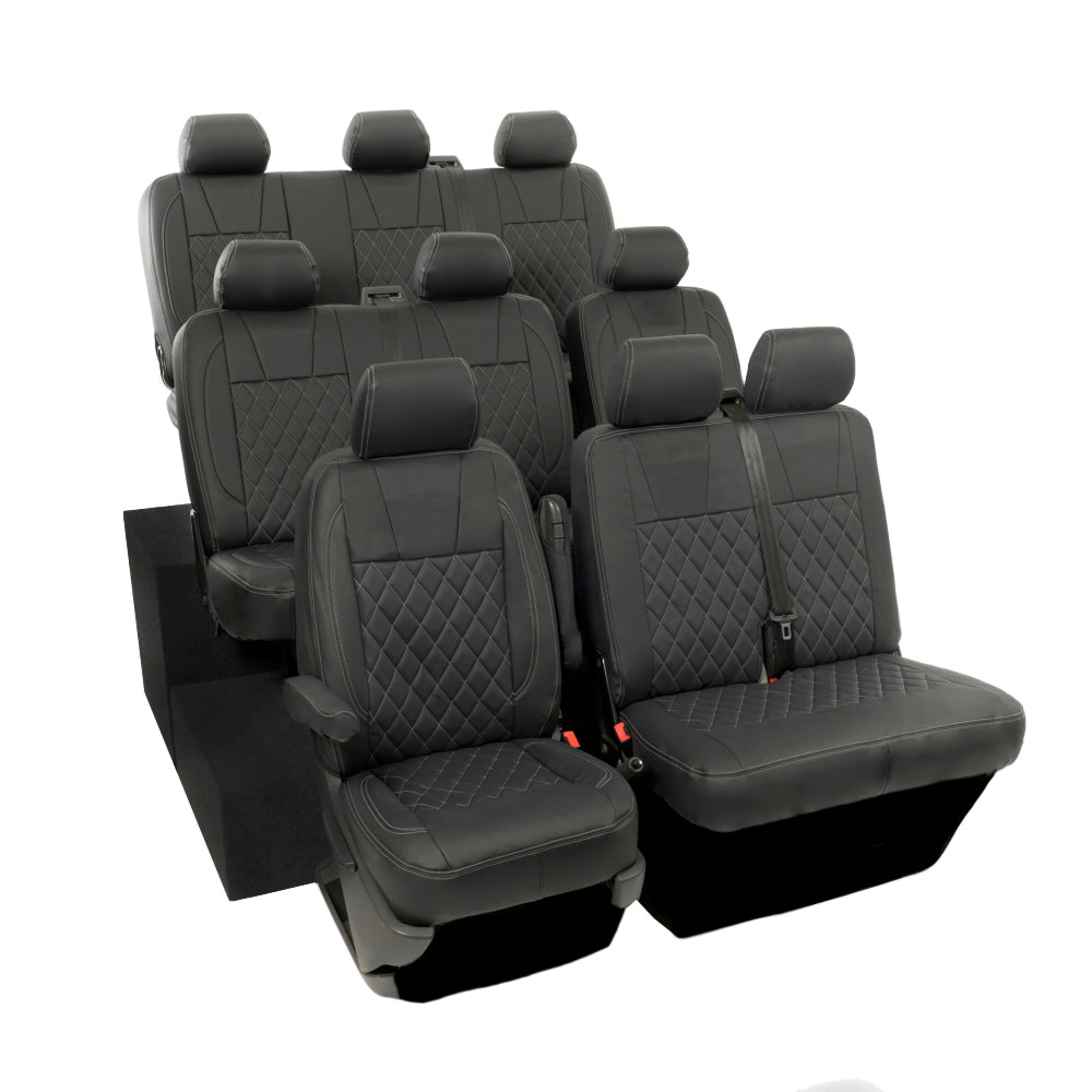 VW T6/T6.1 Shuttle Tailored Leatherette Seat Covers 2015+