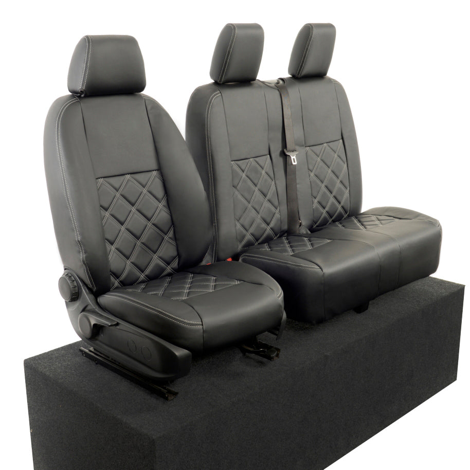 Mercedes Sprinter Van Tailored Leatherette Seat Covers 2006+