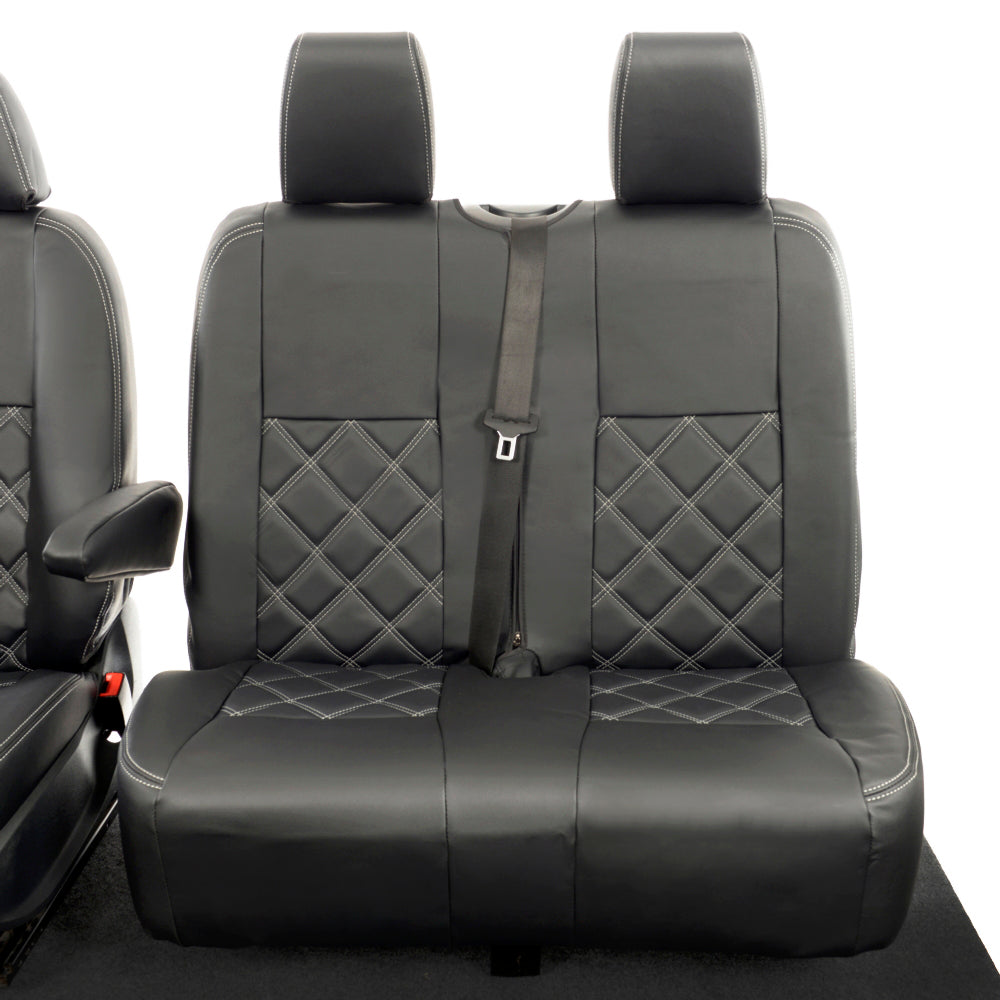 Mercedes Sprinter Van Tailored Leatherette Seat Covers 2006+