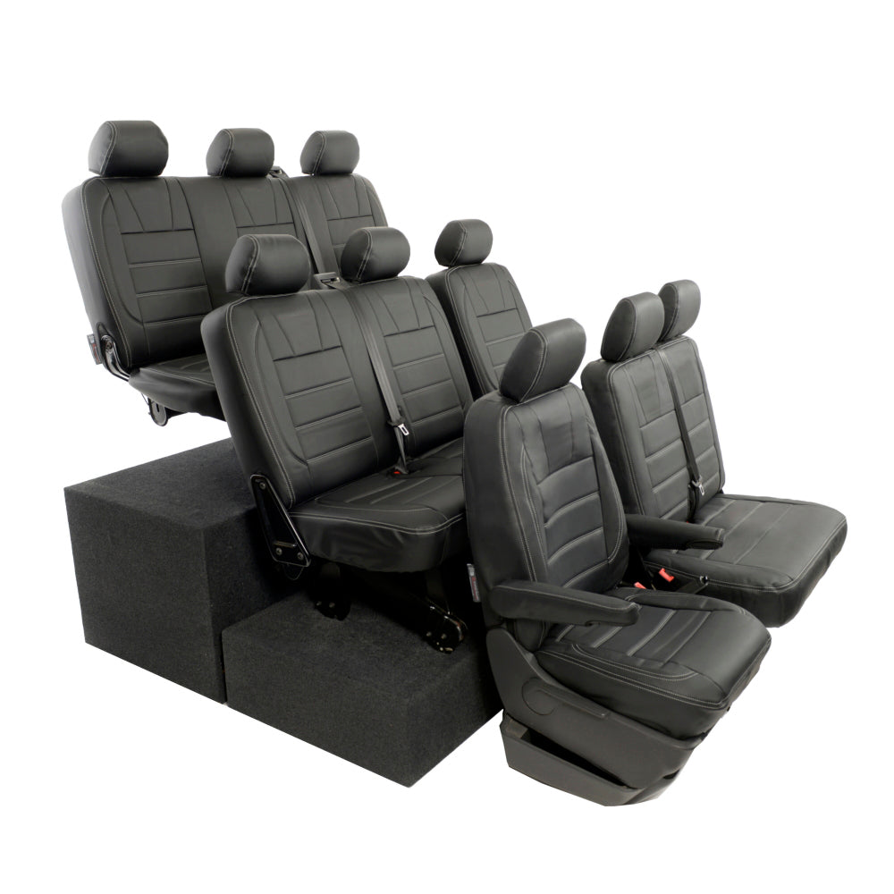 VW T6/T6.1 Shuttle Tailored Leatherette Seat Covers 2015+
