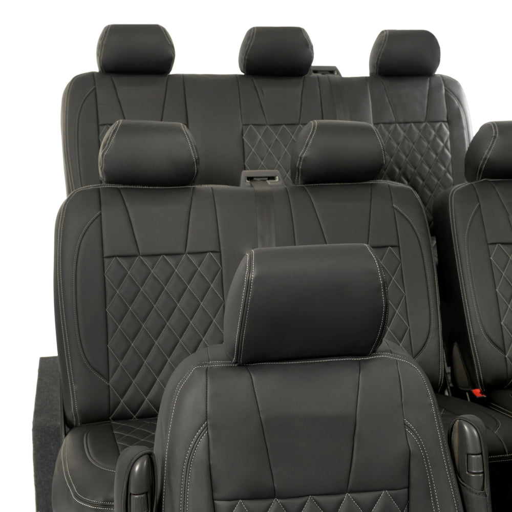 VW T6/T6.1 Shuttle Tailored Leatherette Seat Covers 2015+