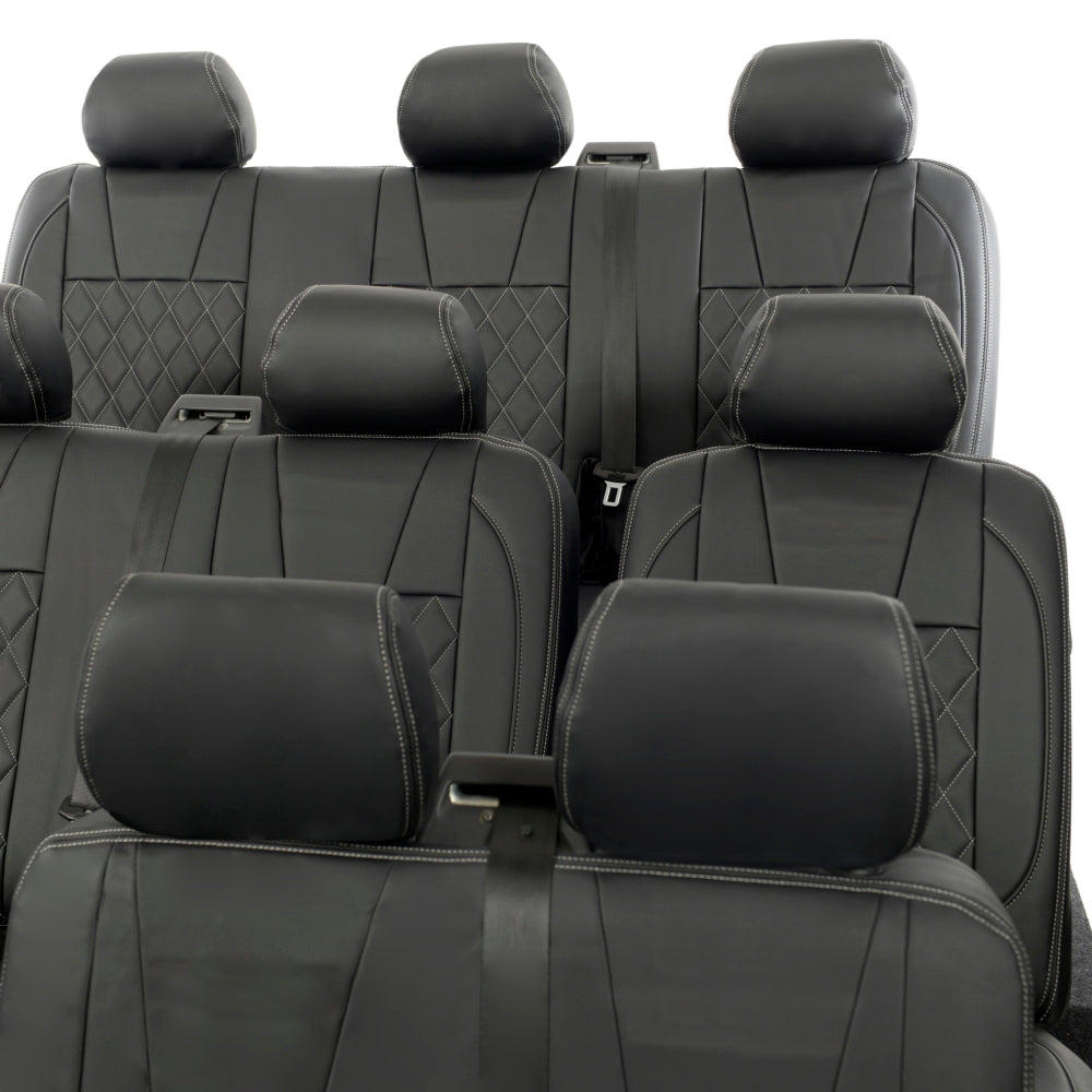 VW T6/T6.1 Shuttle Tailored Leatherette Seat Covers 2015+
