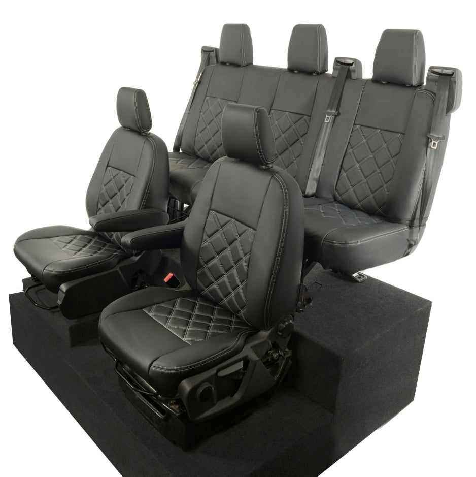 Ford Transit Custom Tailored Leatherette Seat Covers (2013-2023)