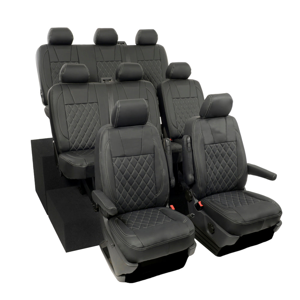VW T6/T6.1 Shuttle Tailored Leatherette Seat Covers 2015+