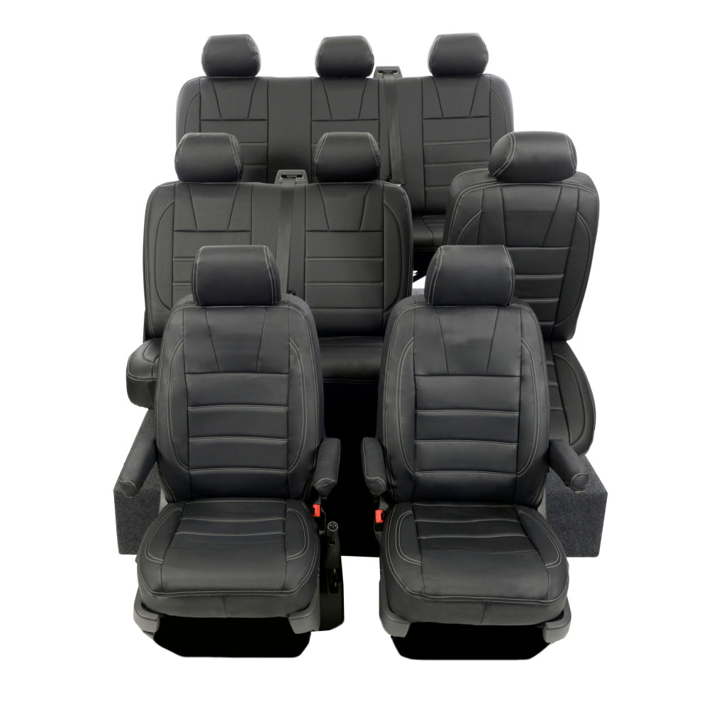 VW T6/T6.1 Shuttle Tailored Leatherette Seat Covers 2015+