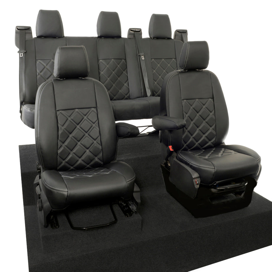Ford Transit Custom Tailored Leatherette Seat Covers (2013-2023)