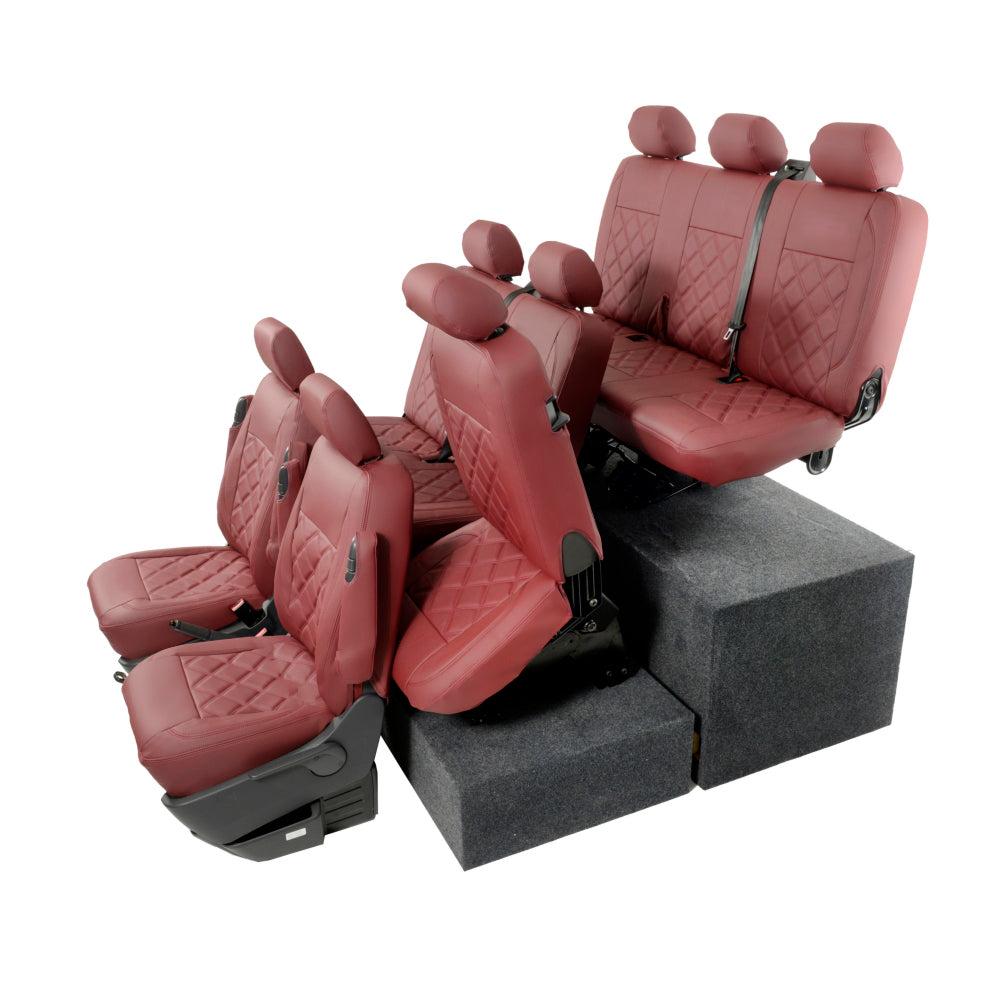 VW T6/T6.1 Shuttle Tailored Leatherette Seat Covers 2015+