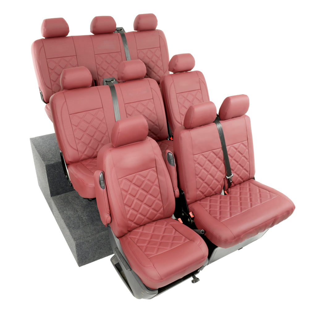 VW T6/T6.1 Shuttle Tailored Leatherette Seat Covers 2015+