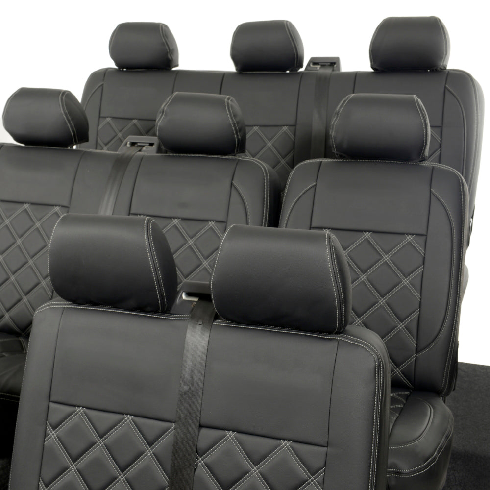 VW T6/T6.1 Shuttle Tailored Leatherette Seat Covers 2015+