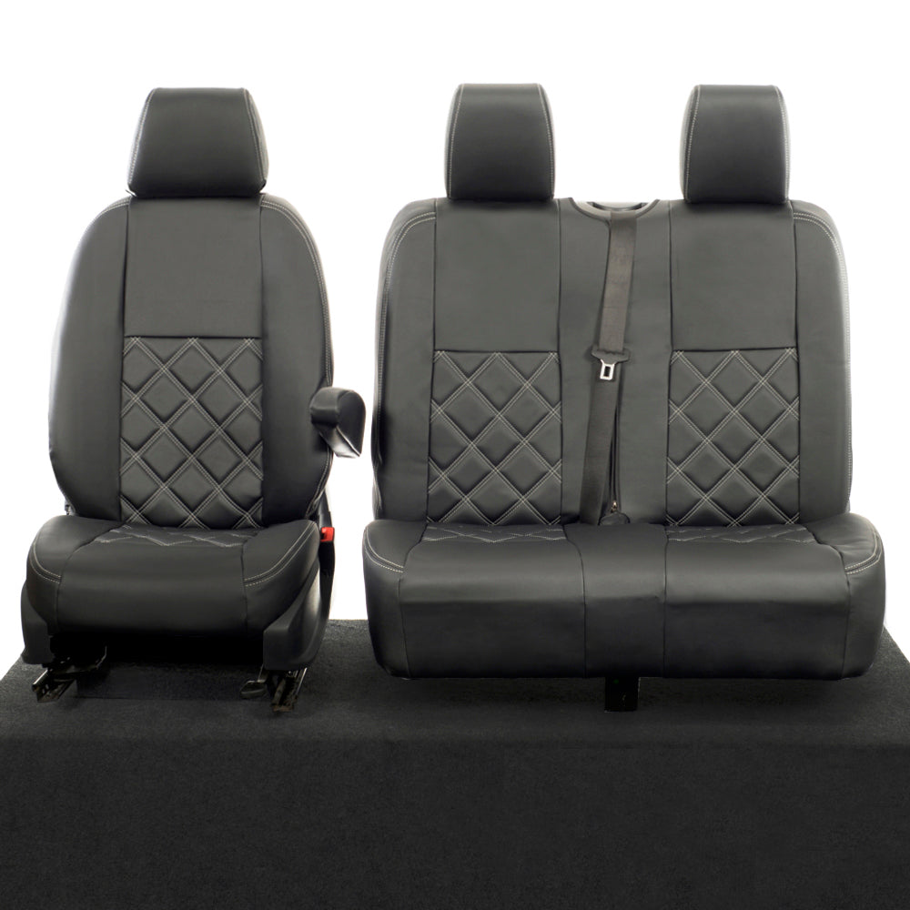 Mercedes Sprinter Van Tailored Leatherette Seat Covers 2006+
