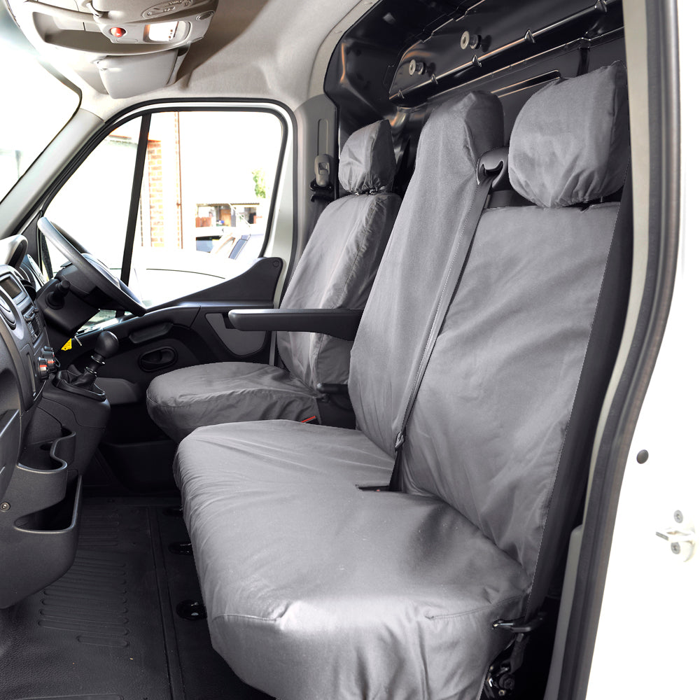 Renault Master ZE Tailored Waterproof Front Seat Covers 2018+