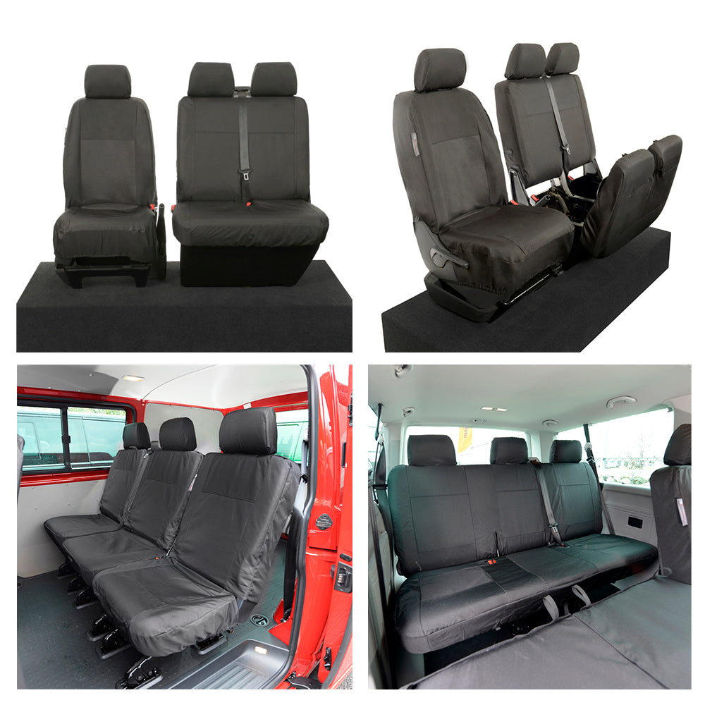 VW T6/T6.1 Shuttle Tailored Waterproof Seat Covers 2015+