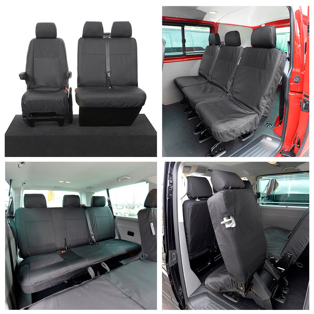 VW T6/T6.1 Shuttle Tailored Waterproof Seat Covers 2015+